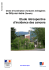 Etude r&eacute;trospective d`incidence des cancers