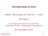Architectures N-tiers