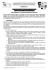 Note d`information – Procédures techniques et financières