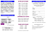 DATES DES STAGES HORAIRES DES COURS