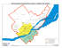 Carte de la communauté métropolitaine de Québec, incluant le