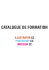 catalogue de formation