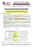 Planning des COURS