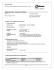 Material Safety Data Sheet