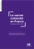 Le cancer colorectal en France - Portail documentaire Santé