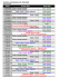 CALENDRIER DE VOS SOIREES ENTRAINEMENTS DU VENDREDI