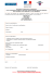 Formulaire de déclaration d`organisation d`une