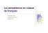 compétence - Portail pour l`enseignement du français