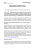 Communiqué de Presse Pour mieux traduire la réalité de ses