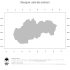 Slovaquie: carte des contours
