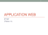 Application WEB