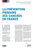 la prévention primaire des cancers en france