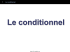 conditionnel présent