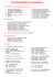 ORGANIGRAMME DES PERSONNELS