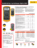 Multimètres numériques Série 80V