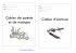 Cahier de poésie et de musique Cahier d`écriture