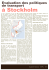 Evaluation des politiques de transport à Stockholm