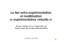 exp&eacute;rimentation virtuelle - RMT Mod&eacute;lisation et Analyse de