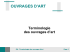 Terminologie des ouvrages d`art