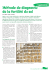 Méthode de diagnostic de la fertilité du sol