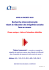 APPEL A PROJETS 2010 Recherche interventionnelle visant la