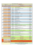 PROGRAMME DES COURS année 2016 – 2017 Date des cours