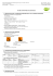FICHE DE DONNÉES DE SÉCURITÉ
