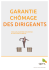 garantie chômage des dirigeants