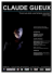 Claude Gueux - Dossier de presse