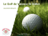 Golf ball on the grass