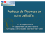 Pratique de l׳hypnose en soins palliatifs