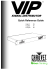 VIP Signal Distributor Quick Reference Guide Rev