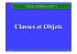 Classes et Objets en JAVA Classes et Objets en JAVA