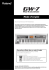 Mode d`emploi - Roland Central Europe