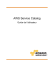 AWS Service Catalog - Guide de l`utilisateur