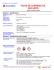 Fiche données de sécurité (SIMDUT 2015)