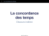 concordance des temps introduction
